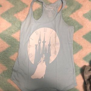 Racer back Cinderella tank top
